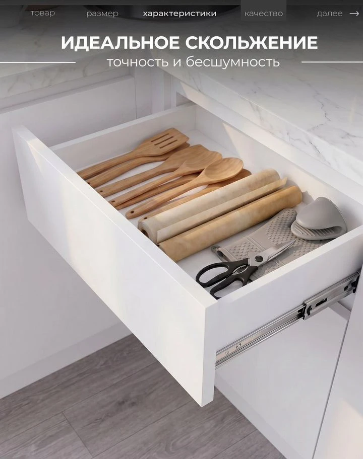 Кухня новая белая угловая
